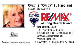 Cyndy Friedland Remax of Long Beach Island